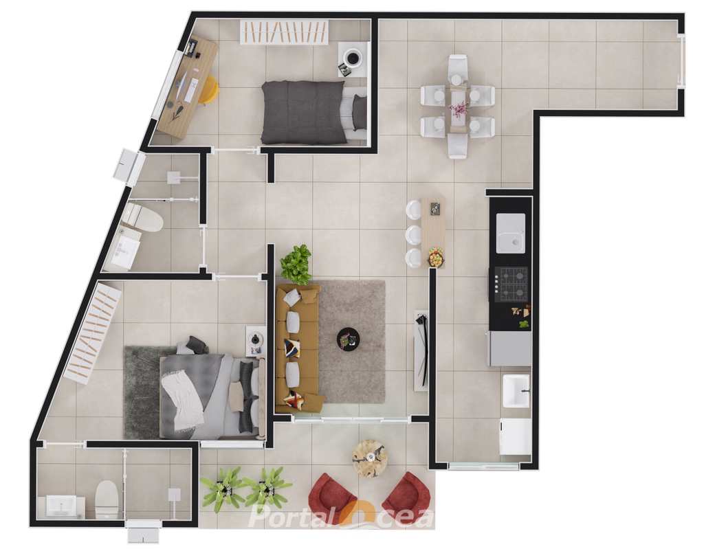 Apartamento em Itanhaém, no bairro Centro