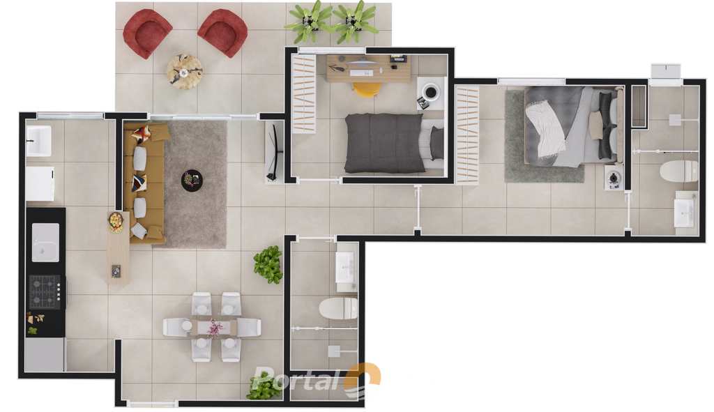 Apartamento em Itanhaém, no bairro Centro