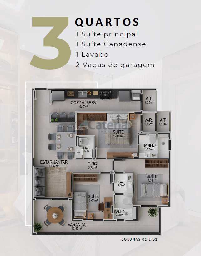 Apartamento em Vitória, no bairro Jardim da Penha