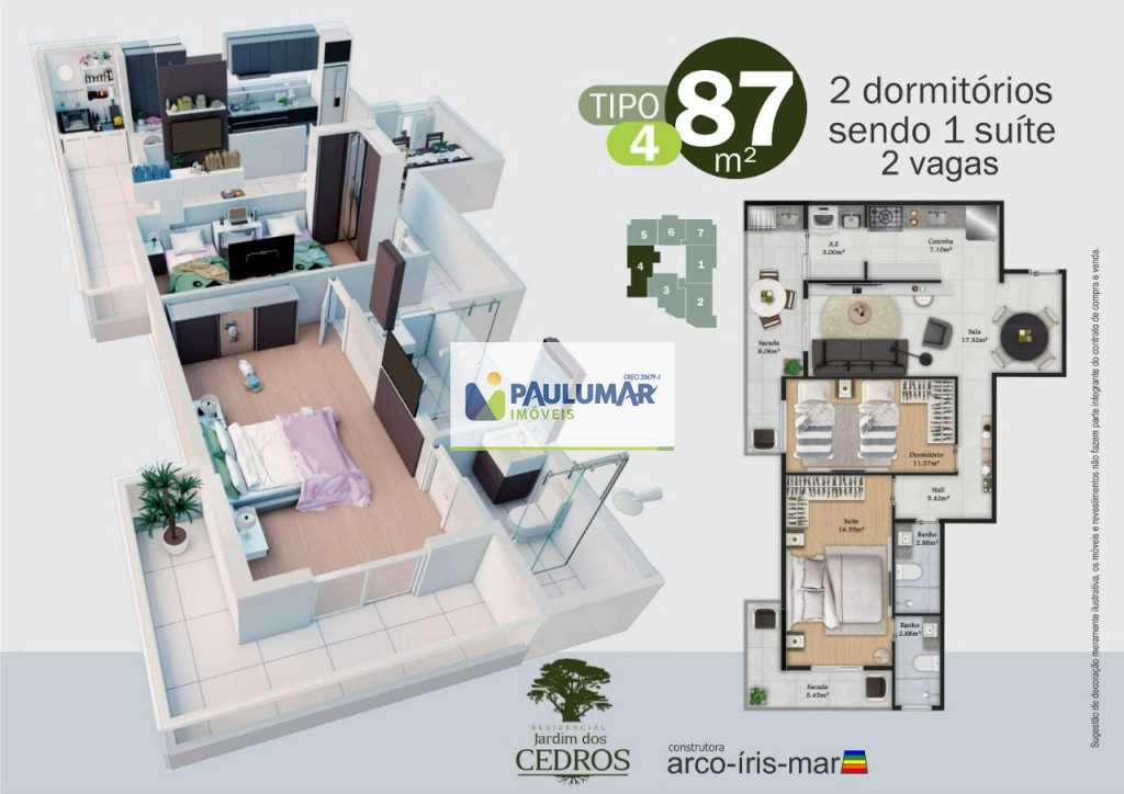 Apartamento à venda com 1 quarto, 51m² - Foto 22