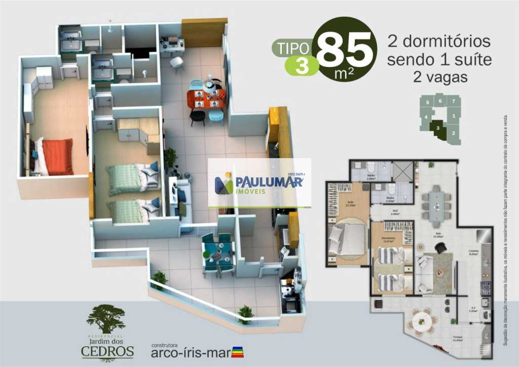 Apartamento à venda com 1 quarto, 51m² - Foto 21