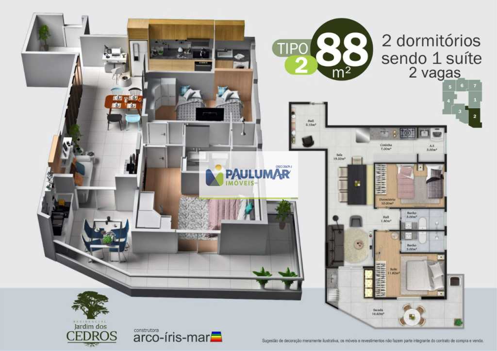 Apartamento à venda com 1 quarto, 51m² - Foto 20