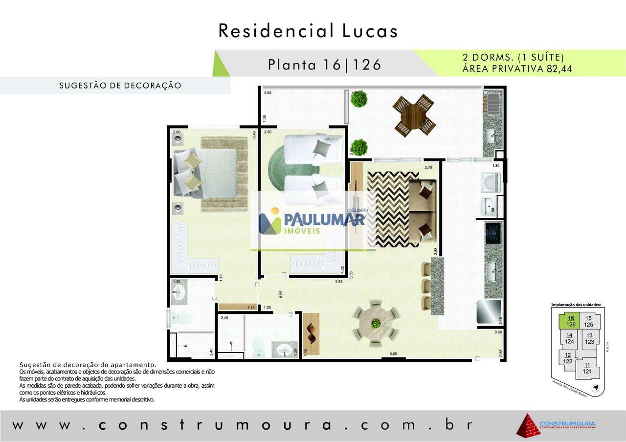 Apartamento à venda com 2 quartos, 82m² - Foto 21