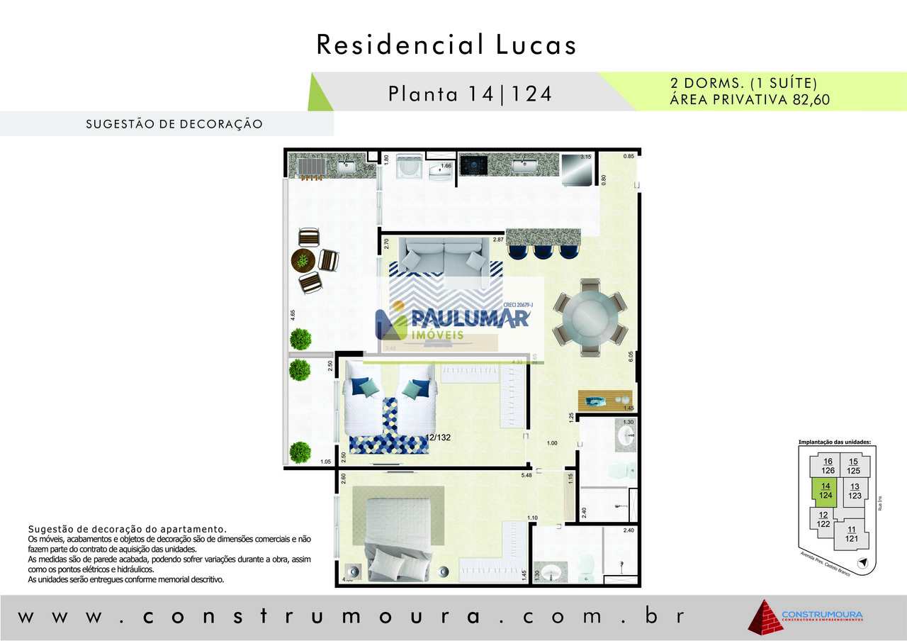 Apartamento à venda com 2 quartos, 82m² - Foto 19