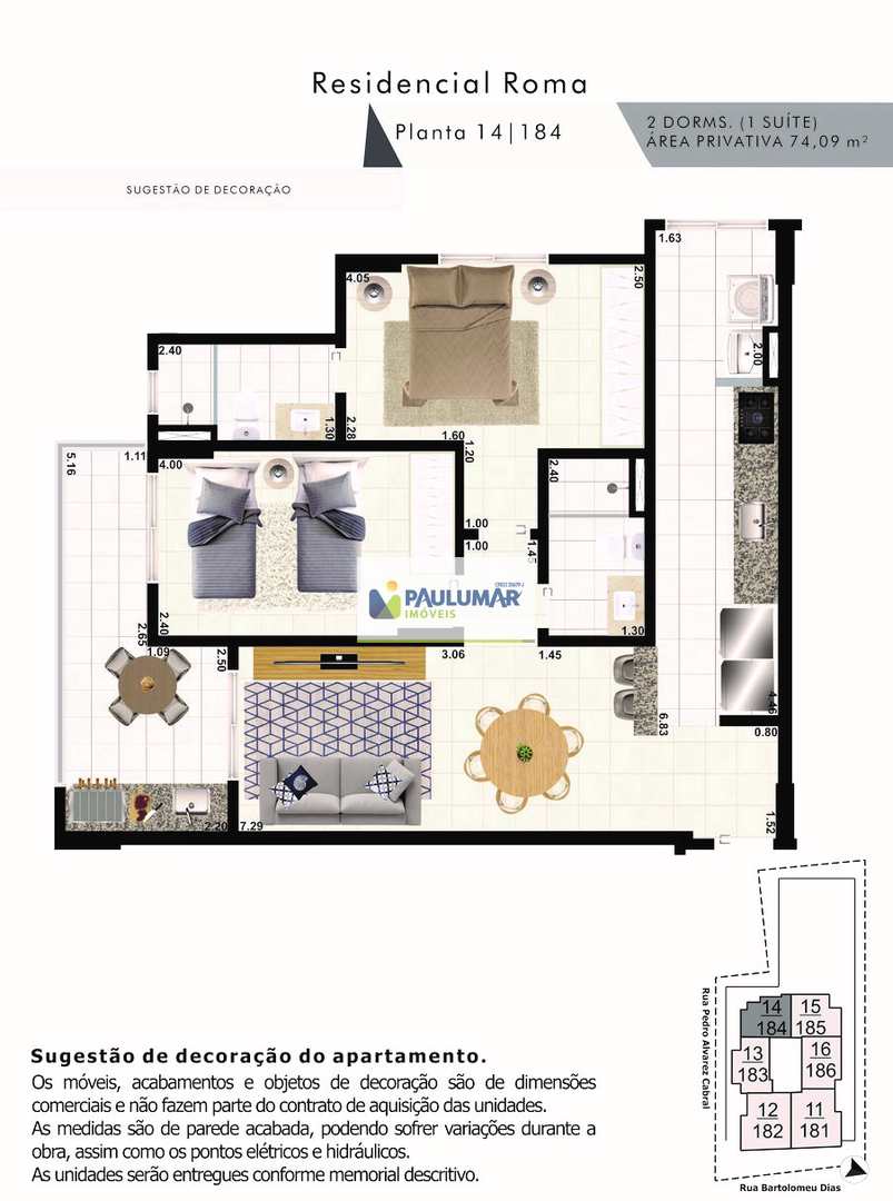 Apartamento à venda com 2 quartos, 70m² - Foto 26