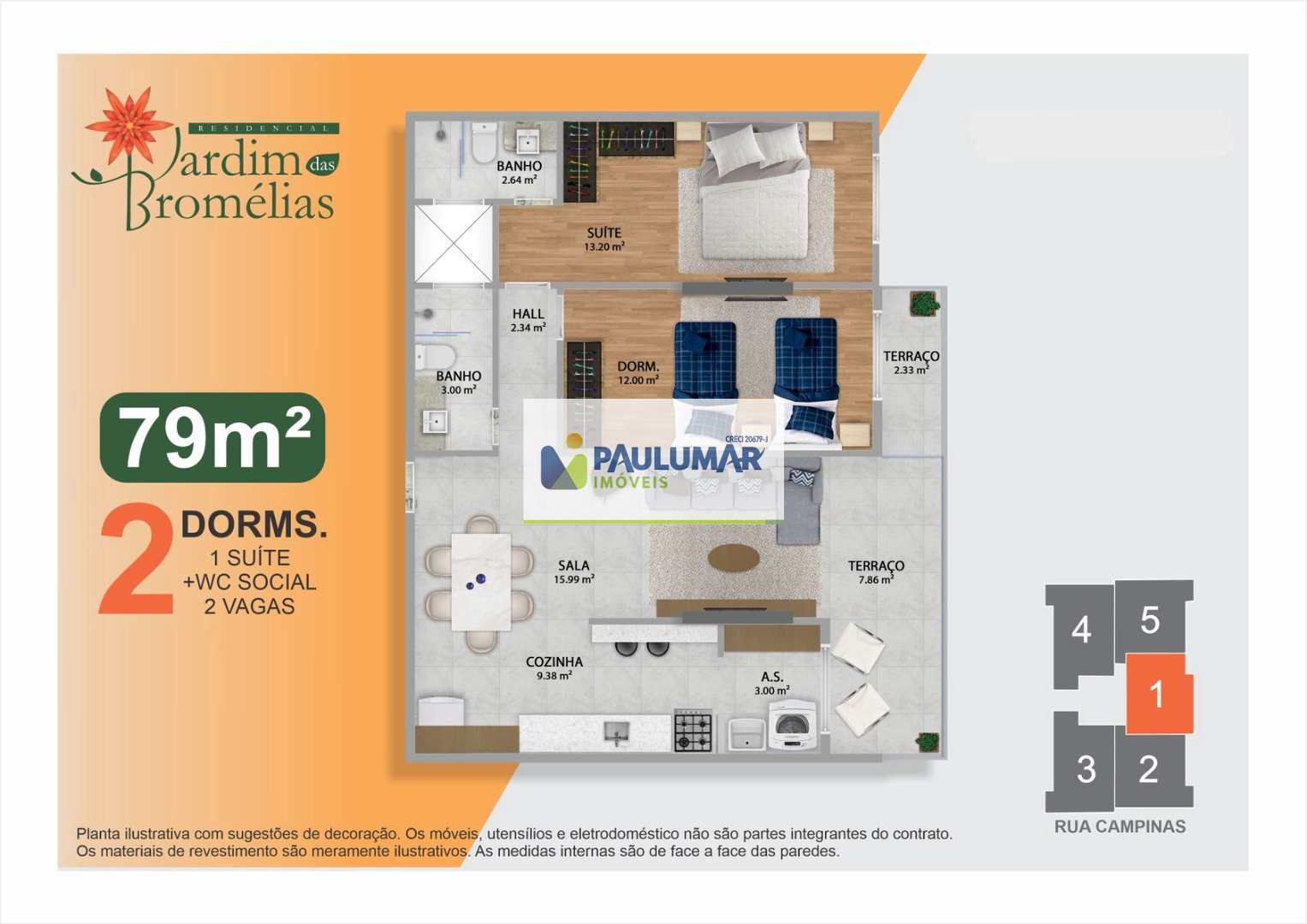 Apartamento à venda com 2 quartos, 79m² - Foto 20