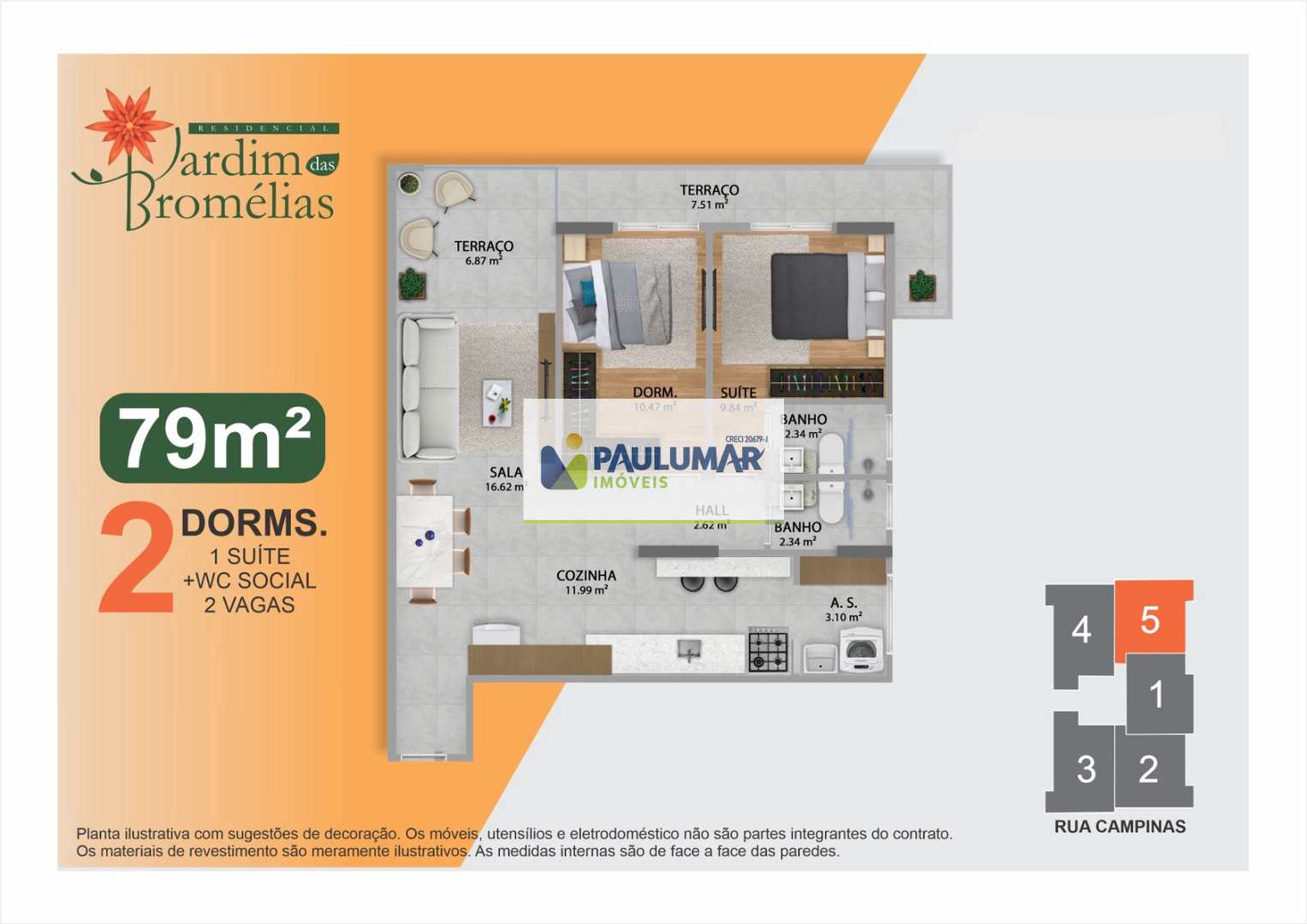 Apartamento à venda com 2 quartos, 79m² - Foto 21