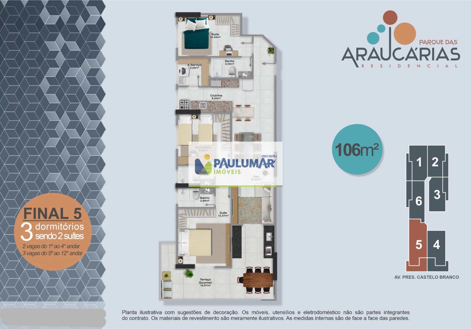 Apartamento à venda com 2 quartos, 69m² - Foto 20