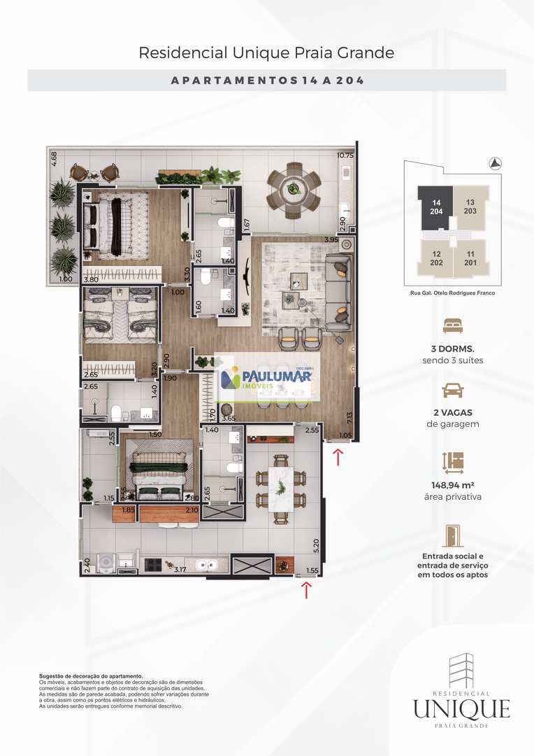 Apartamento à venda com 3 quartos, 148m² - Foto 29