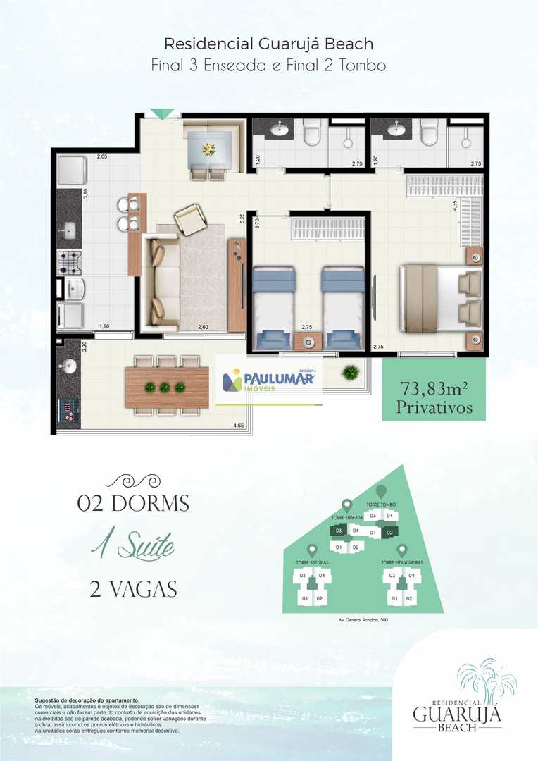 Apartamento à venda com 2 quartos, 73m² - Foto 45