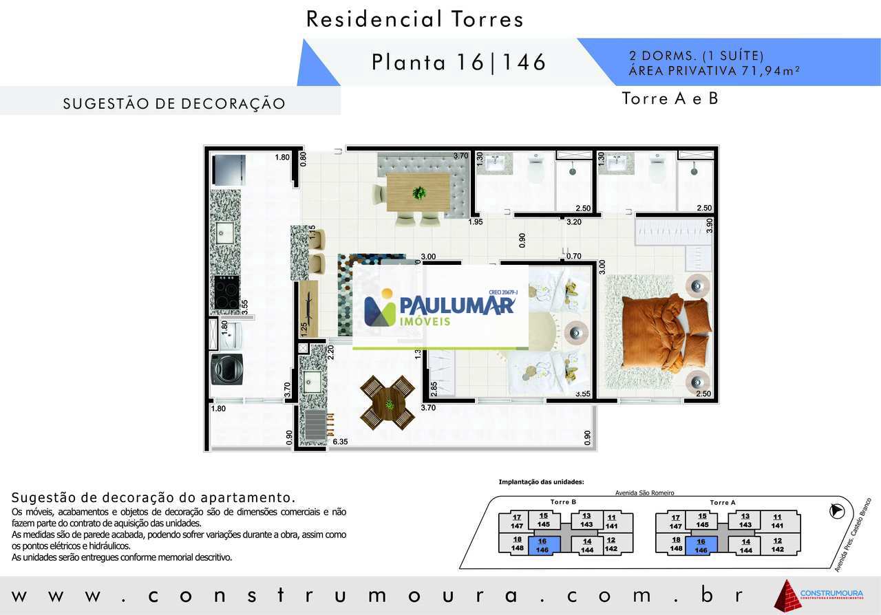 Apartamento à venda com 2 quartos, 71m² - Foto 32