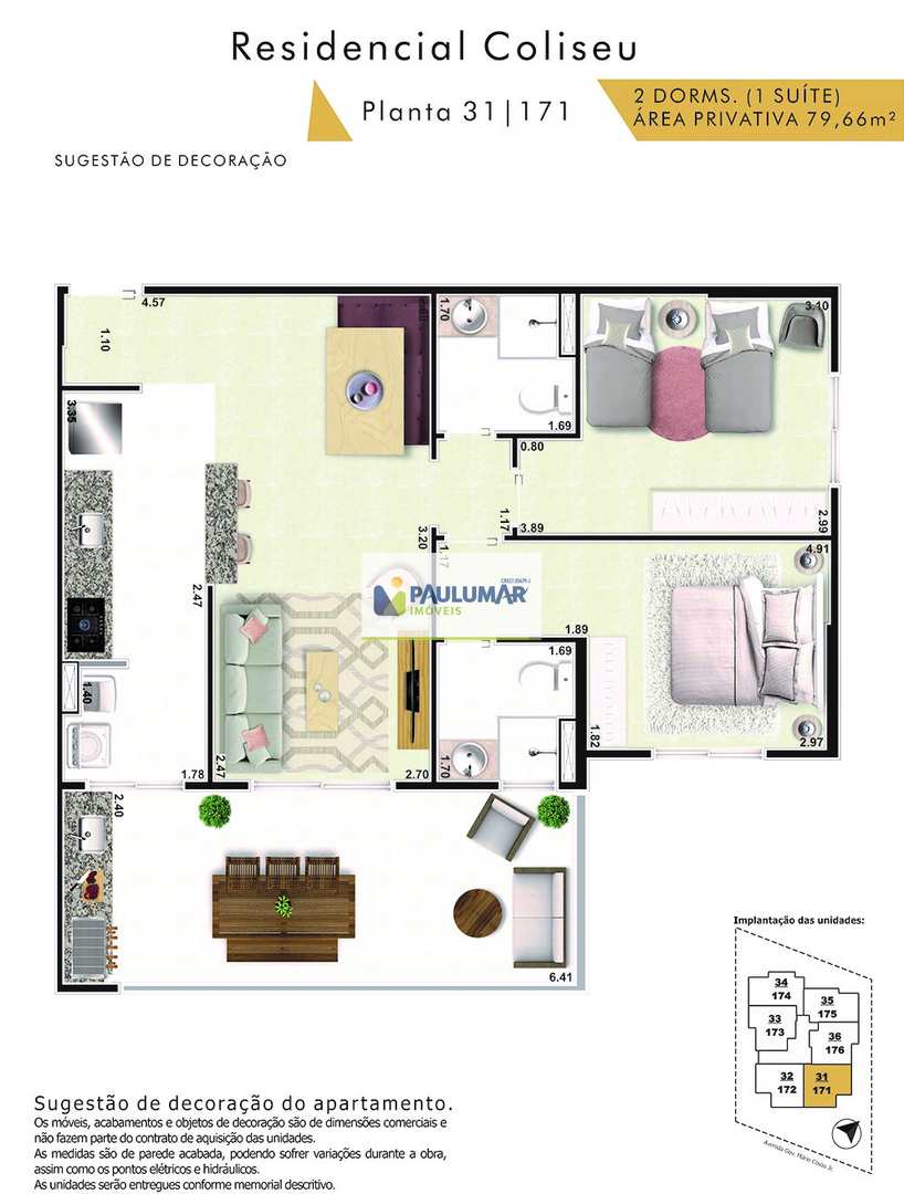 Apartamento à venda com 2 quartos, 79m² - Foto 8