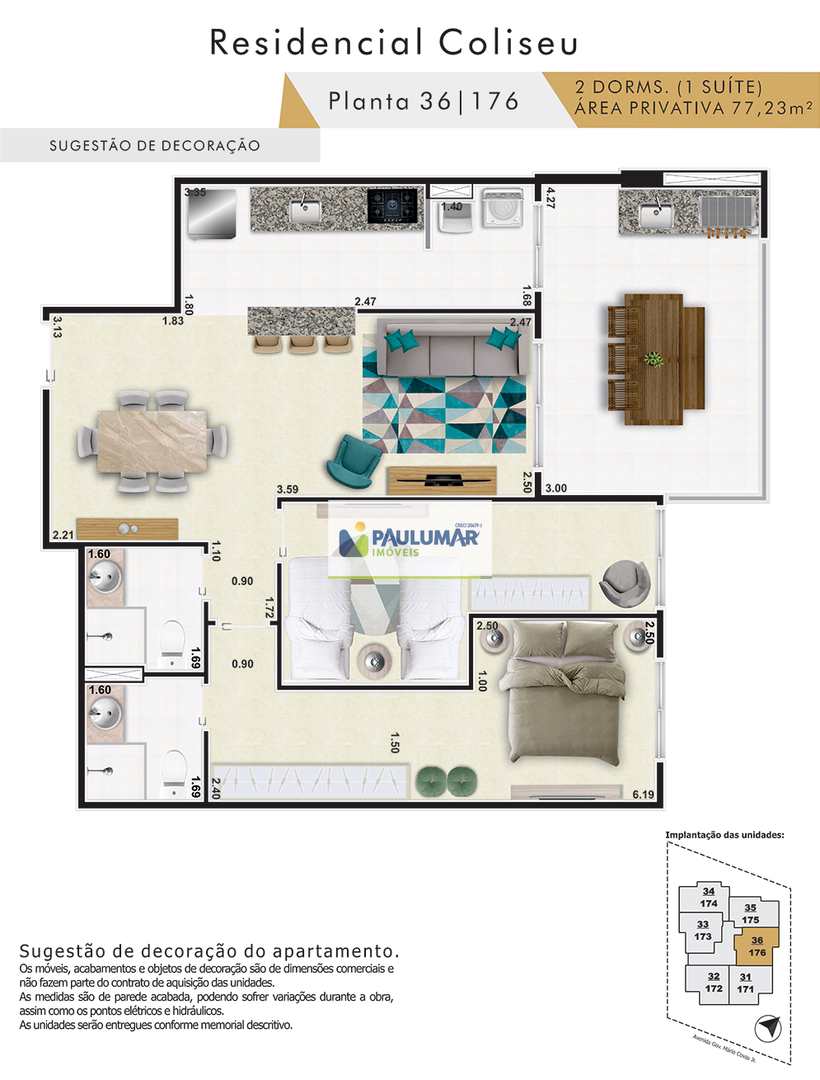 Apartamento à venda com 2 quartos, 79m² - Foto 13