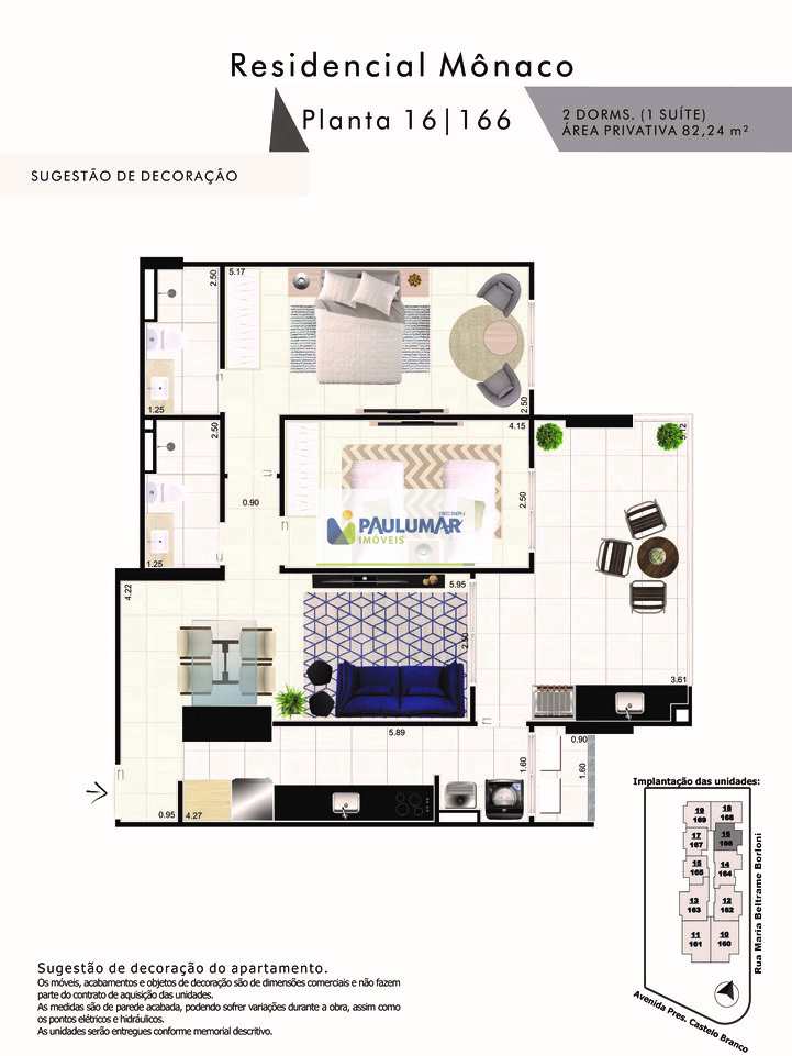 Apartamento à venda com 2 quartos, 82m² - Foto 4