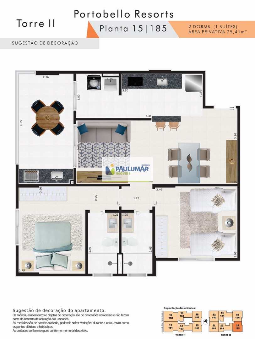 Apartamento à venda com 2 quartos, 75m² - Foto 9