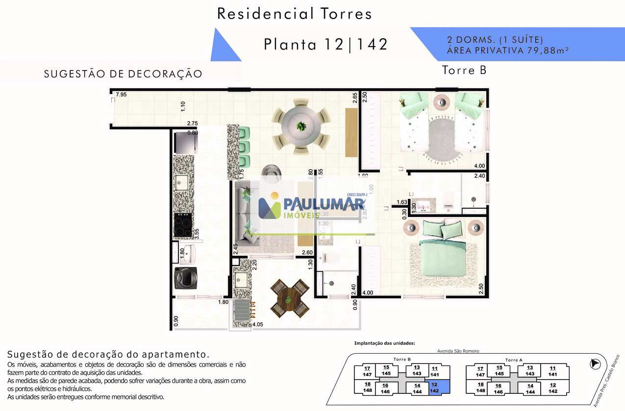 Apartamento à venda com 2 quartos, 79m² - Foto 6