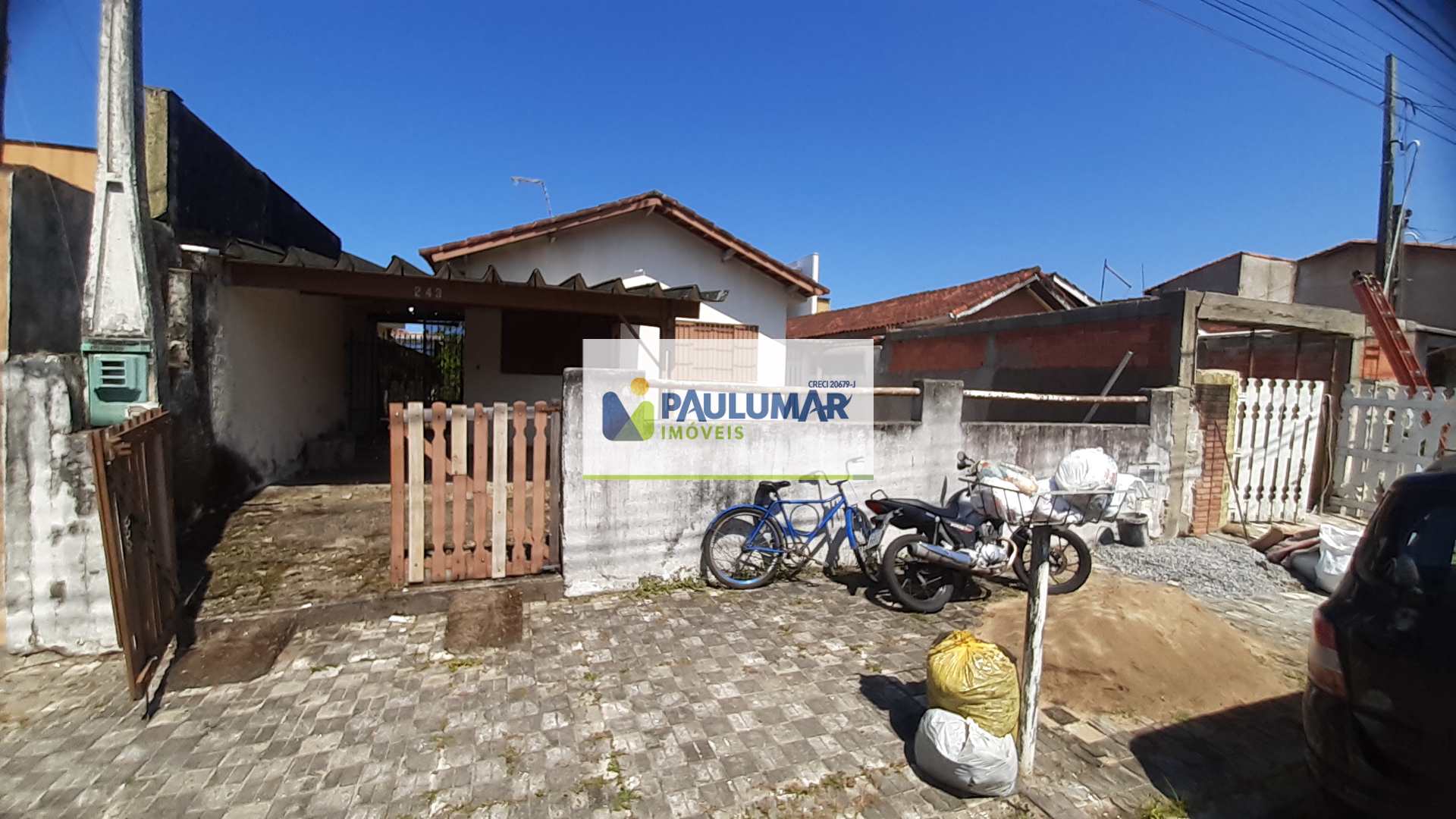 Casa com 2 quartos, Itaóca, Mongaguá - R$ 260 mil, Cod: 833402