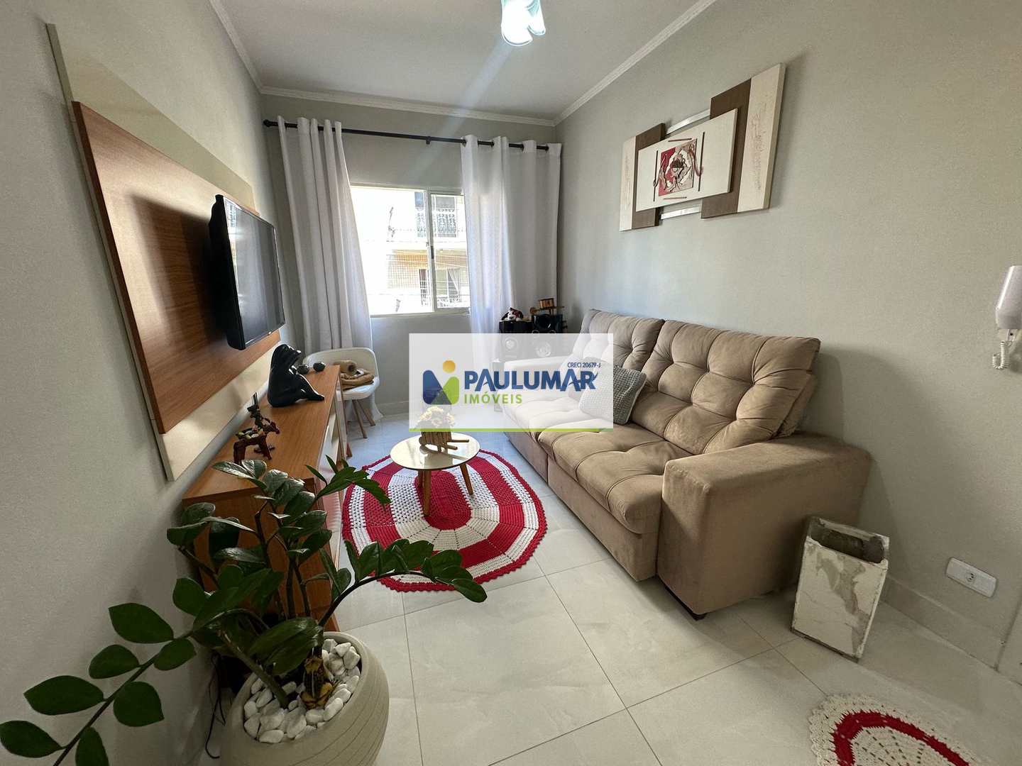 Apartamento com 1 quarto, Centro, Mongaguá - R$ 265 mil, Cod: 833446
