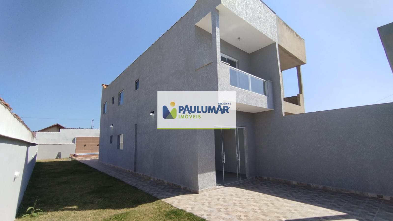 Sobrado com 3 quartos, Balneário Jussara, Mongaguá - R$ 415 mil, Cod: 833946