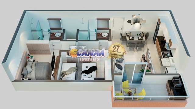 Apartamento à venda com 2 quartos, 57m² - Foto 22