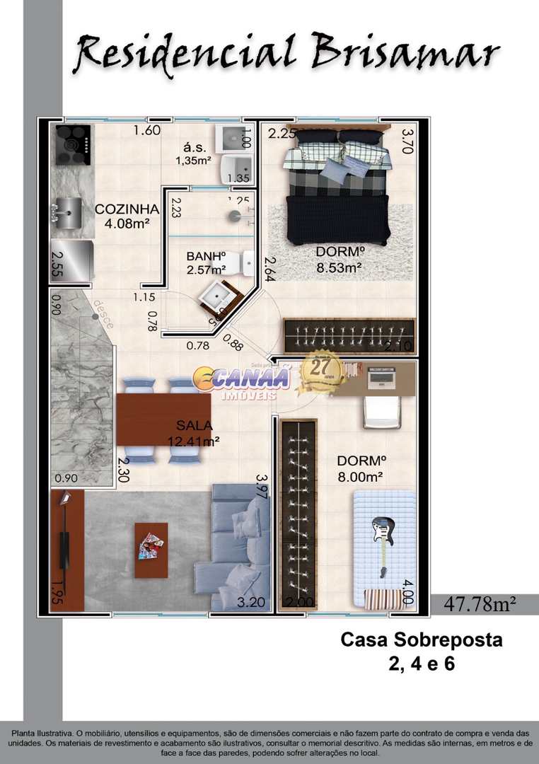 Casa à venda com 2 quartos, 47m² - Foto 17