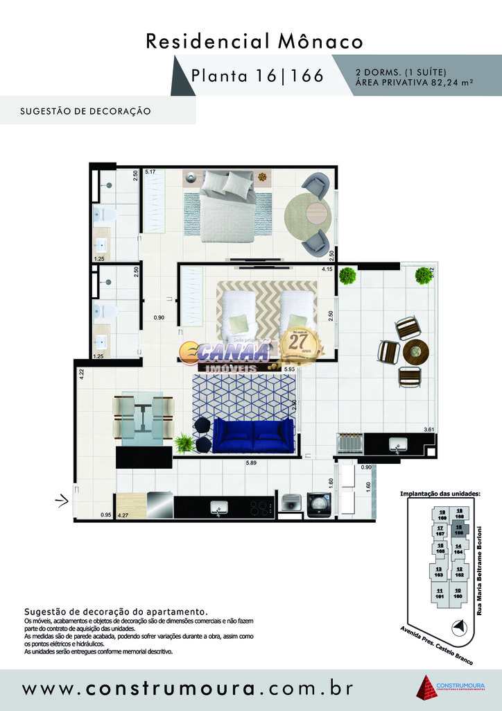 Apartamento à venda com 2 quartos, 82m² - Foto 20