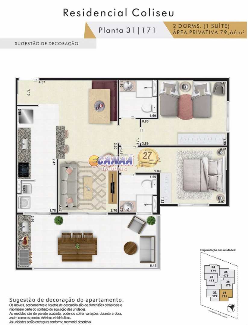 Apartamento à venda com 2 quartos, 79m² - Foto 13