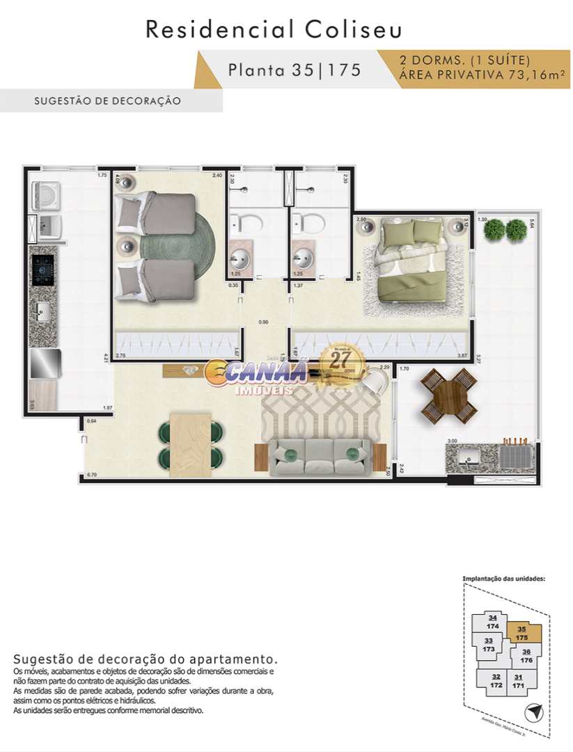 Apartamento à venda com 2 quartos, 73m² - Foto 12