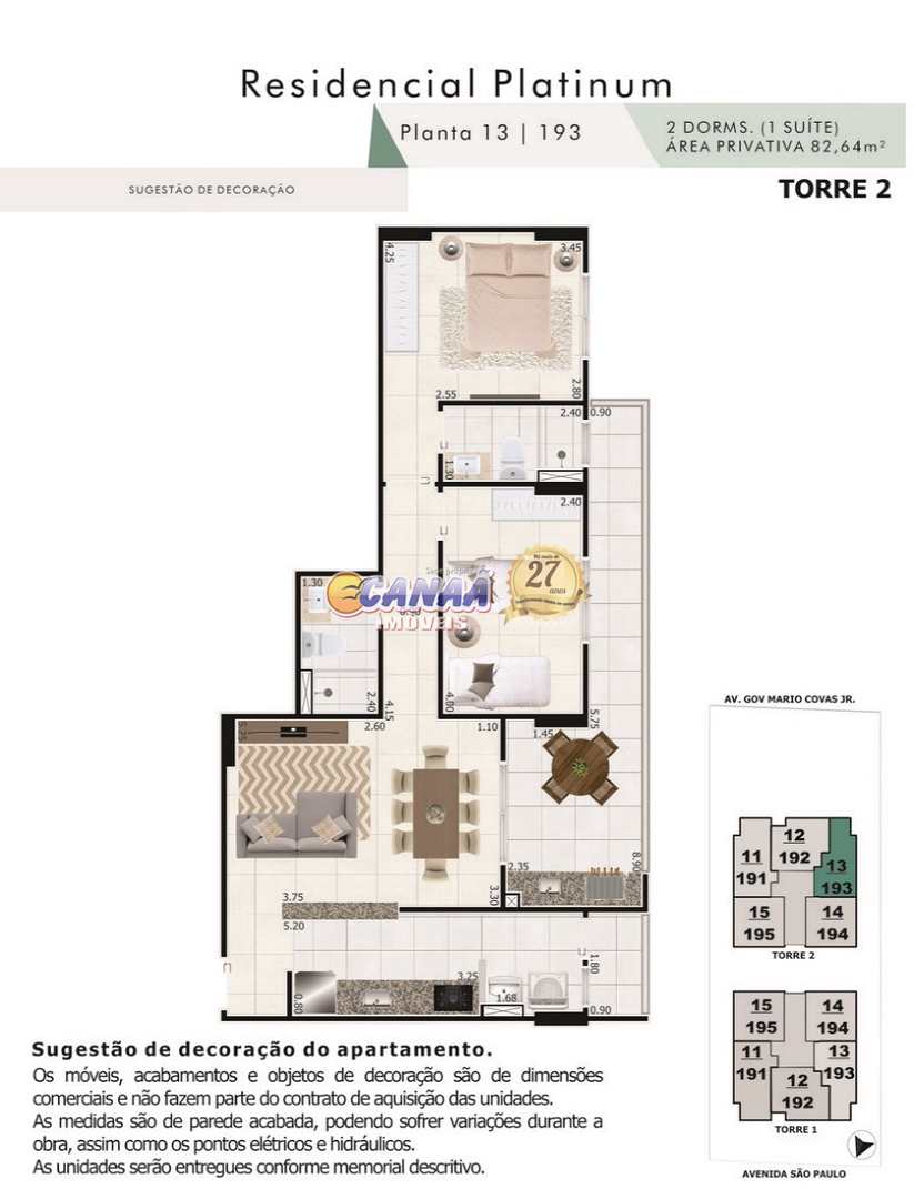 Apartamento à venda com 2 quartos, 82m² - Foto 23