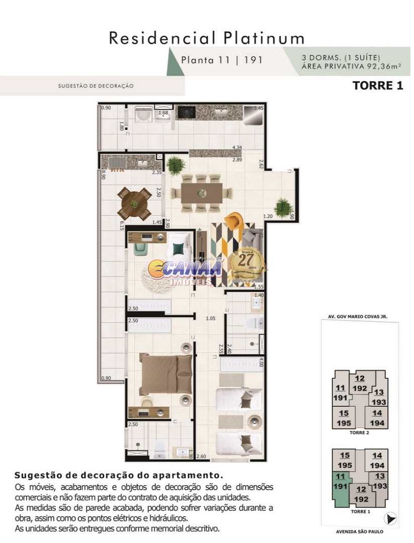 Apartamento à venda com 3 quartos, 92m² - Foto 23