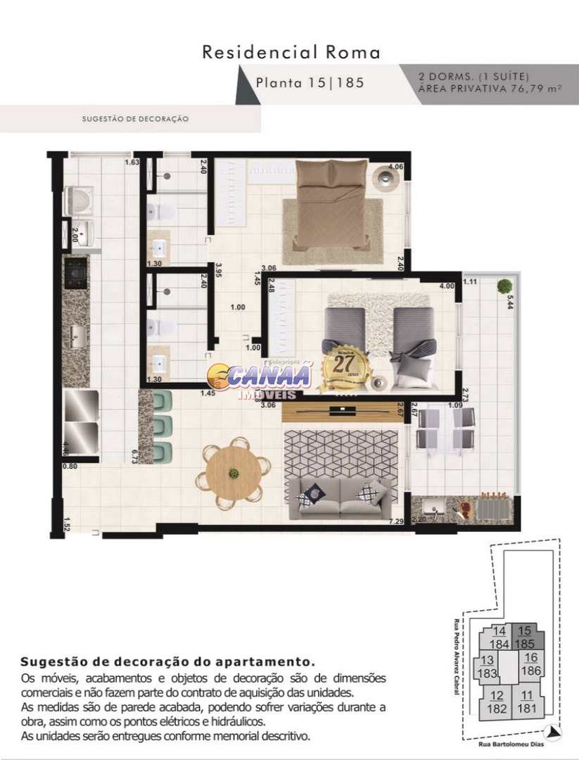 Apartamento à venda com 2 quartos, 76m² - Foto 20