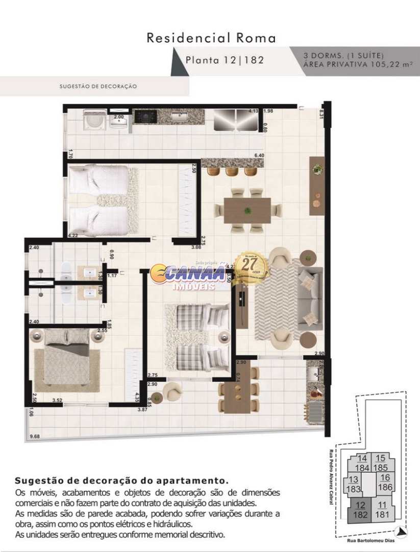 Apartamento à venda com 3 quartos, 105m² - Foto 20