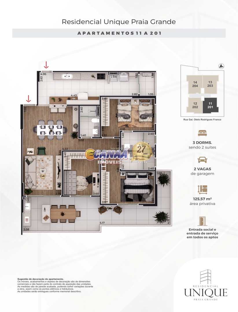 Apartamento à venda com 3 quartos, 125m² - Foto 24