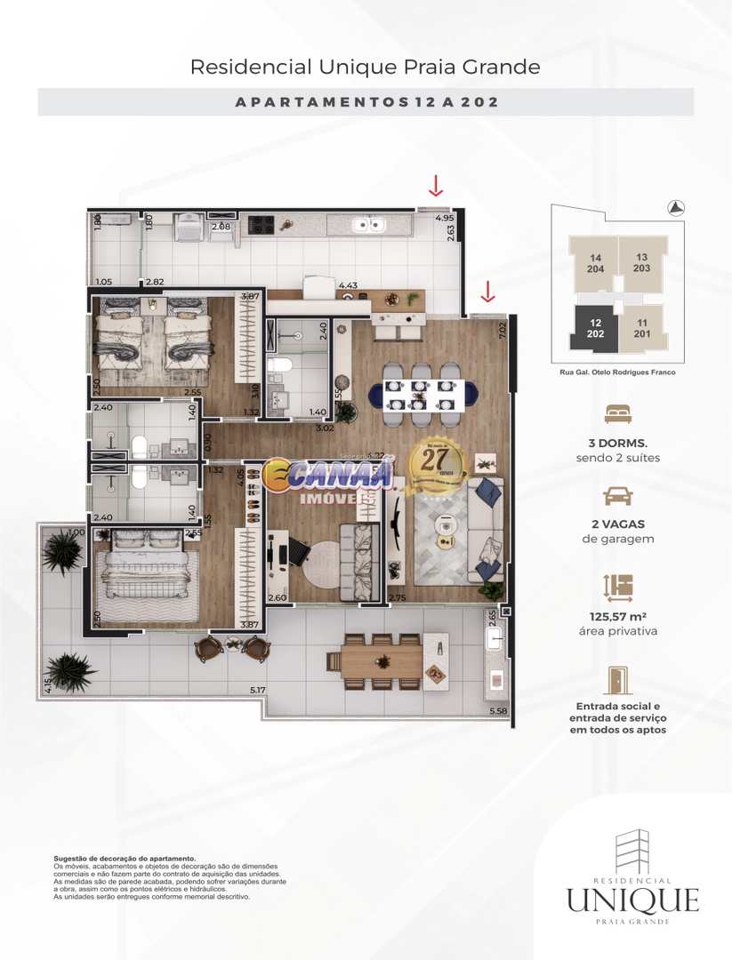 Apartamento à venda com 3 quartos, 125m² - Foto 24