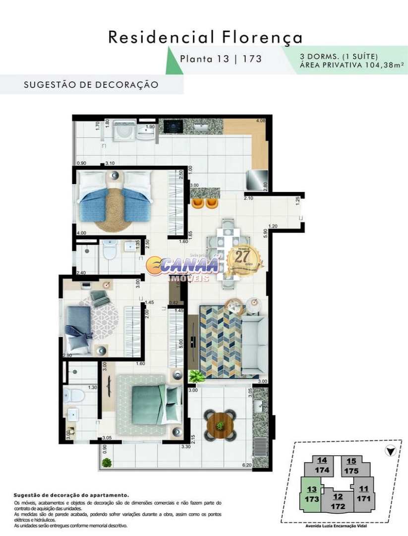 Apartamento à venda com 3 quartos, 104m² - Foto 10