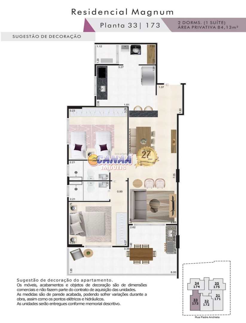 Apartamento à venda com 2 quartos, 84m² - Foto 14