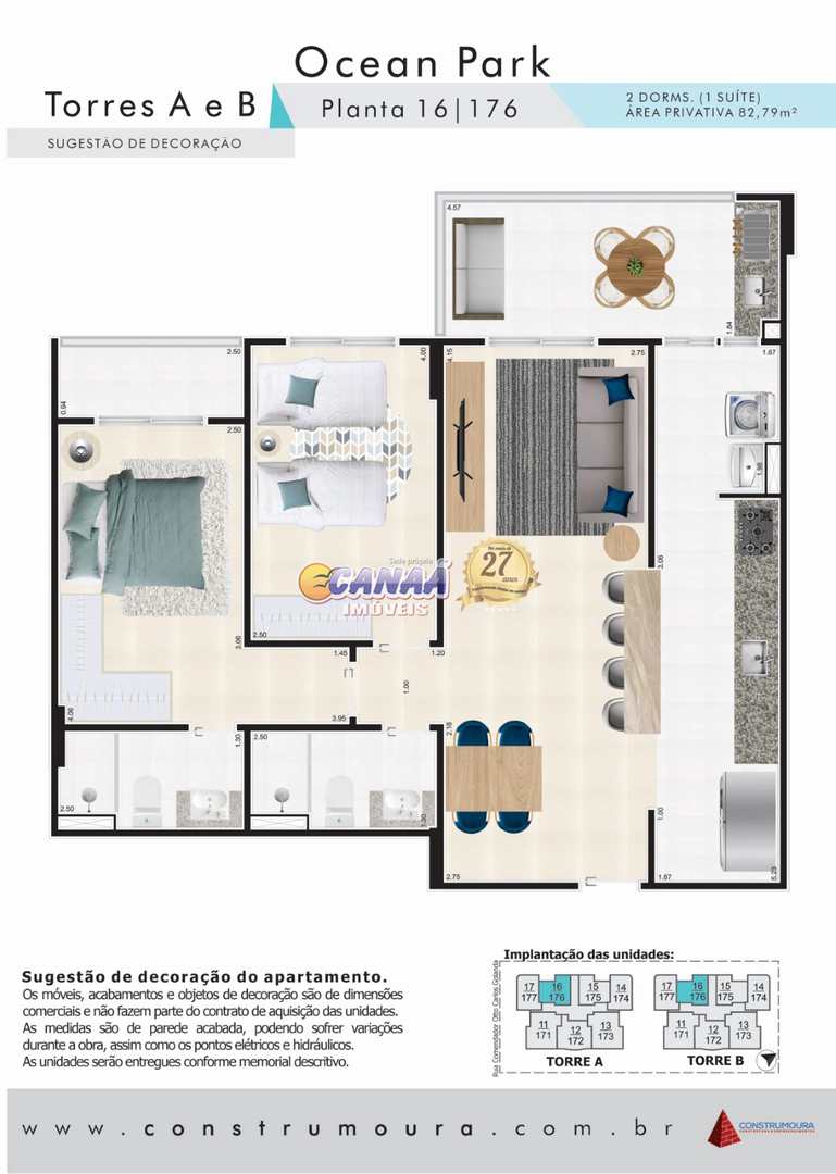 Apartamento à venda com 2 quartos, 82m² - Foto 23