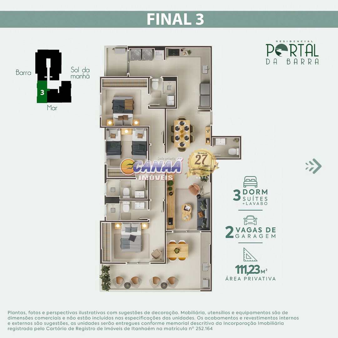 Apartamento à venda com 3 quartos, 111m² - Foto 14