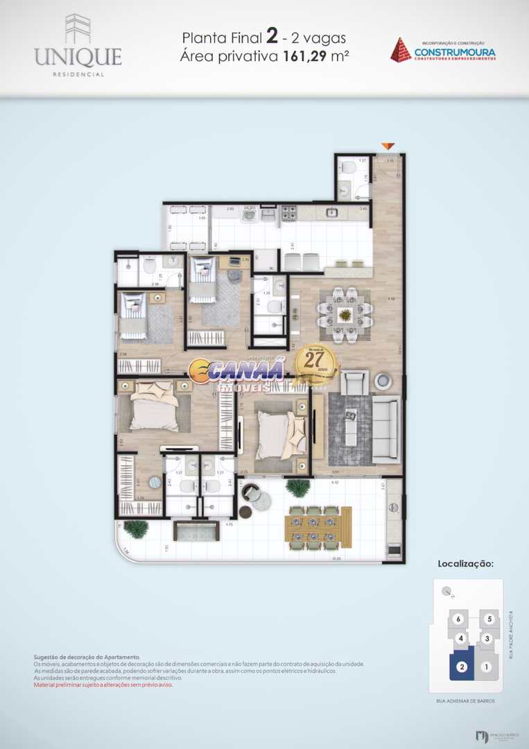 Apartamento à venda com 4 quartos, 161m² - Foto 24