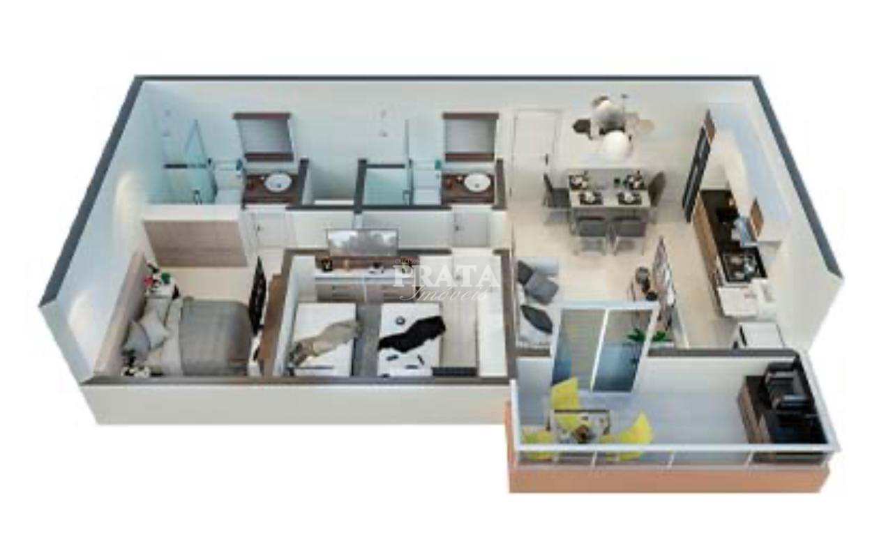 Apartamento à venda com 2 quartos, 57m² - Foto 8