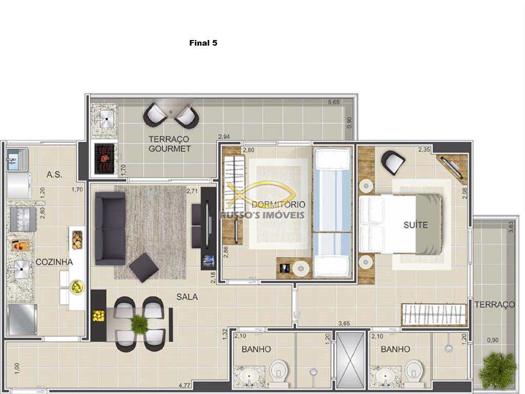 Apartamento à venda com 2 quartos, 71m² - Foto 15