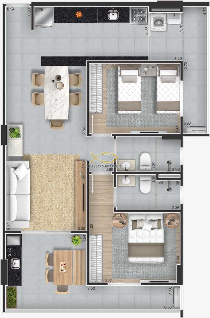 Apartamento à venda com 2 quartos, 71m² - Foto 31