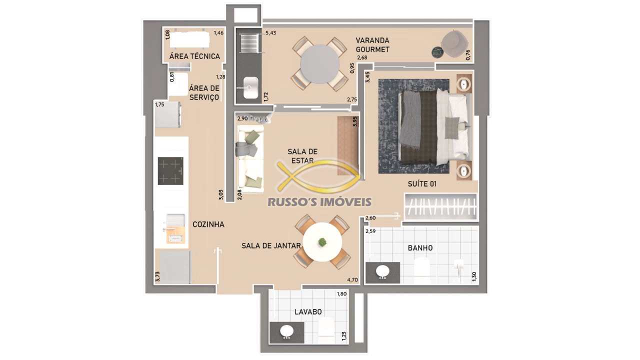 Apartamento à venda com 2 quartos, 101m² - Foto 30