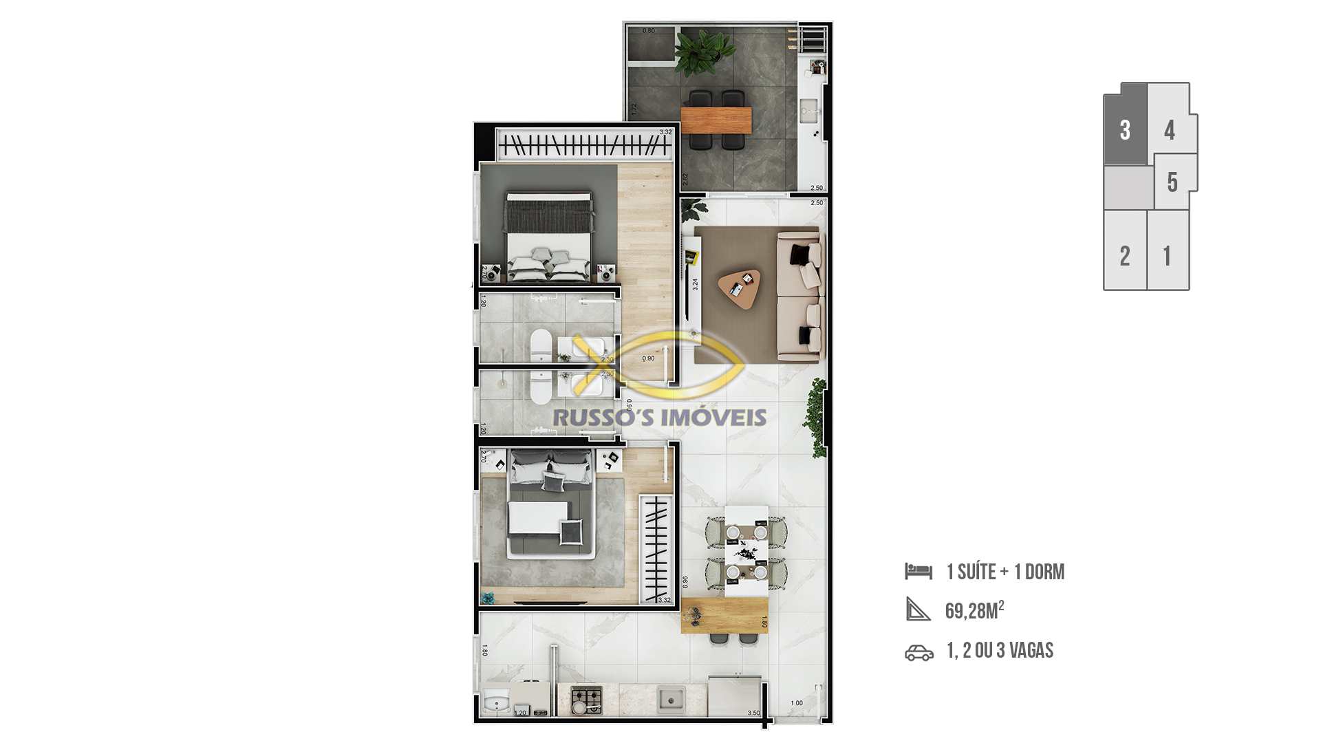 Apartamento à venda com 2 quartos, 69m² - Foto 22