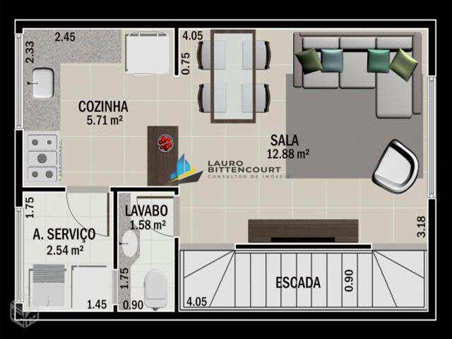 Casa à venda com 2 quartos, 89m² - Foto 2