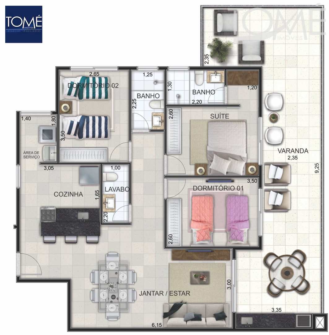 Apartamento à venda com 3 quartos, 118m² - Foto 92