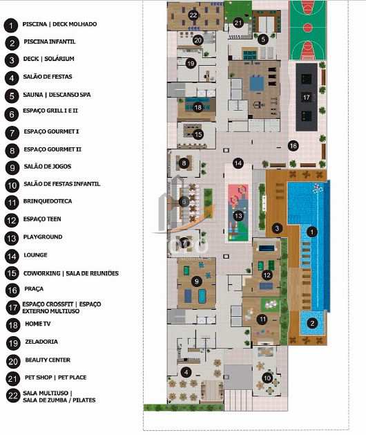 Lançamento tipo clube, com mais de 20 opções de área de lazer para