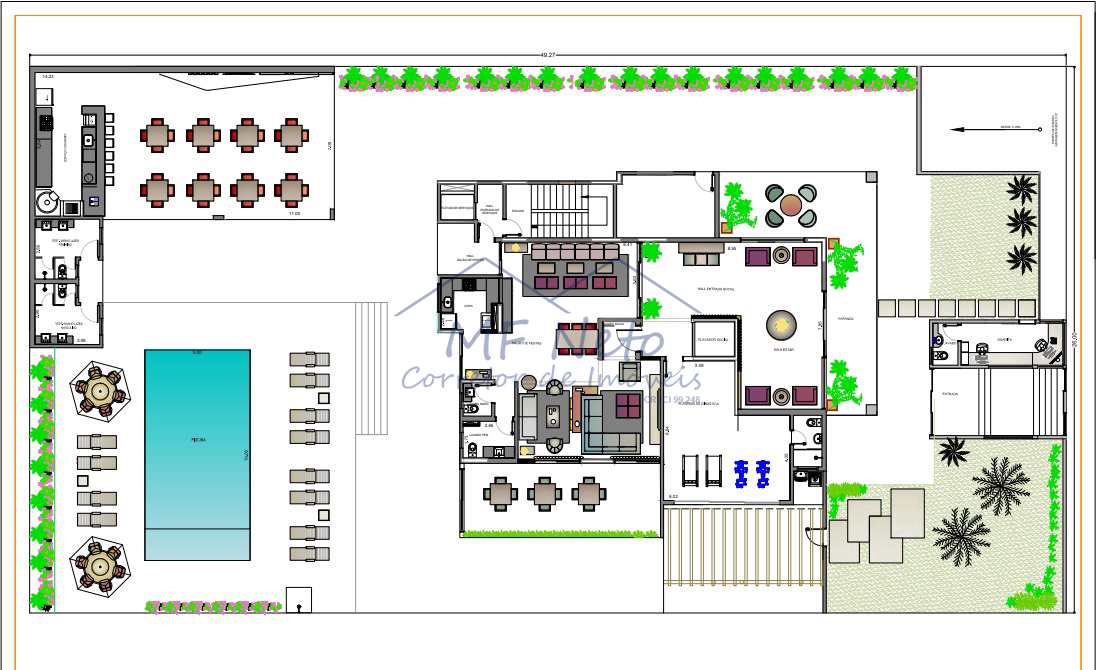 Apartamento à venda com 3 quartos, 260m² - Foto 3