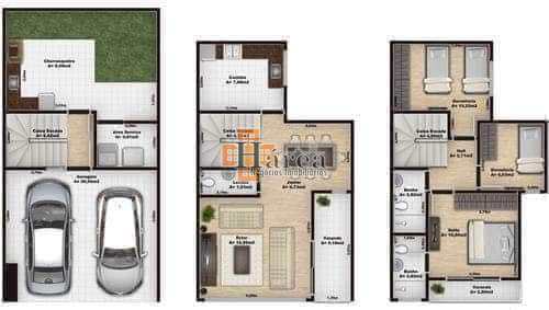 Sobrado à venda com 3 quartos, 150m² - Foto 39