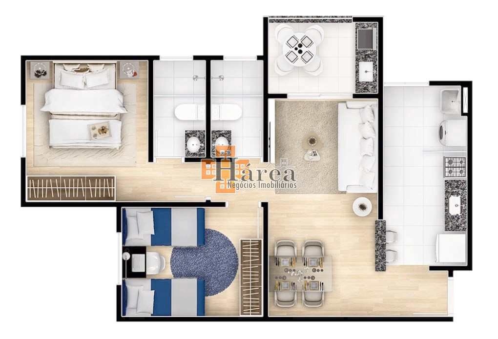 Apartamento à venda com 2 quartos, 61m² - Foto 17